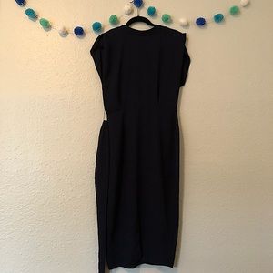 ASOS Dark Blue Midi Dress
